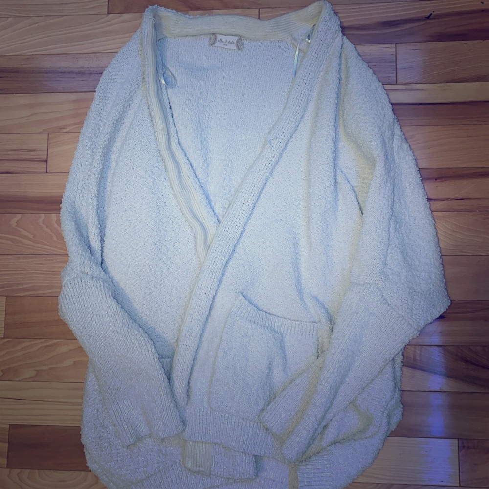 Simple Khaki Cardigan M/L
